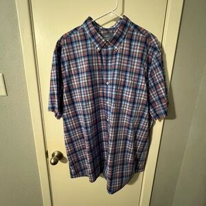 Men’s Wrinkle Free Saddlebred button down shirt Size XXL